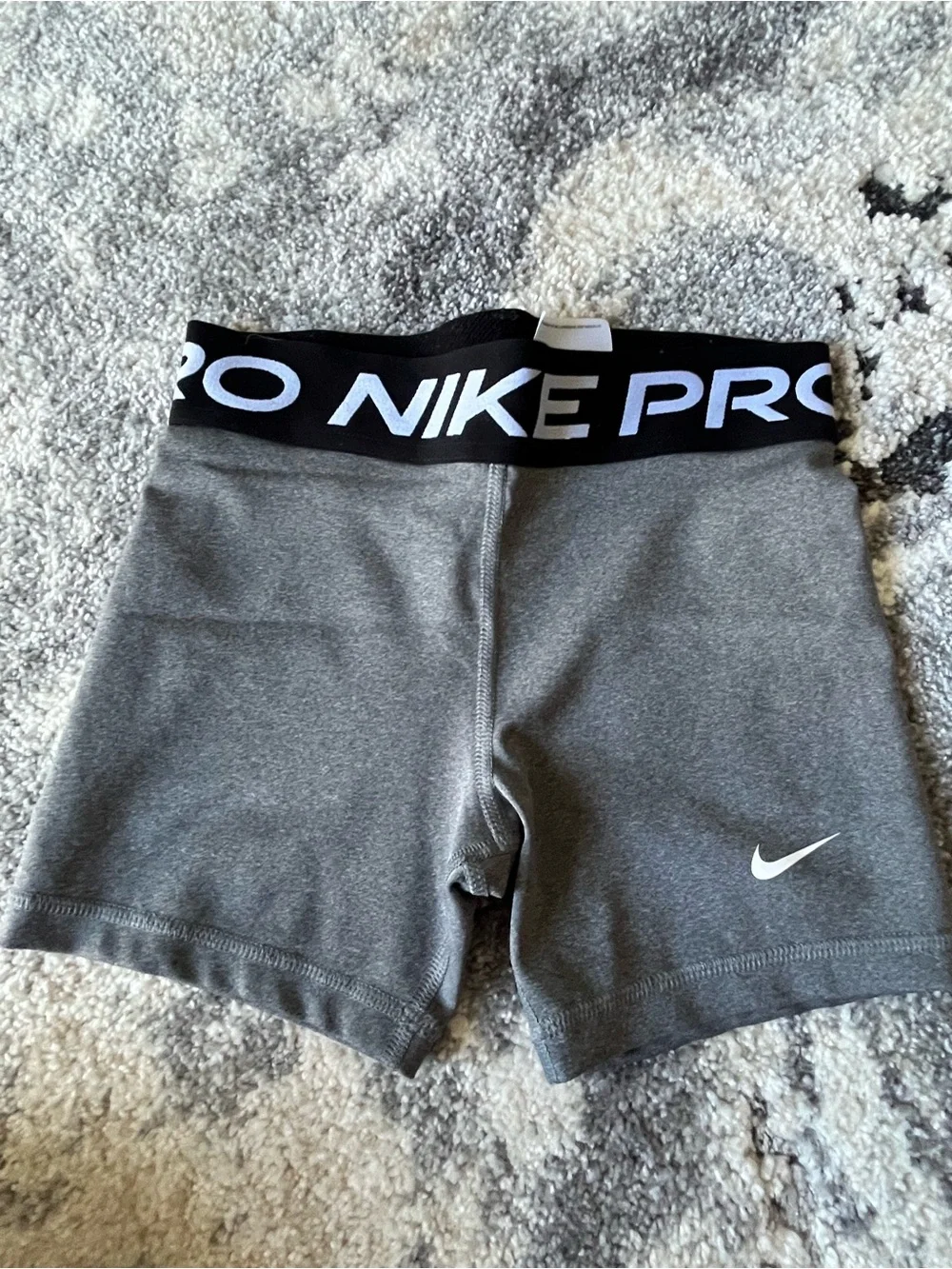 Nike Pro kids gray Training Shorts